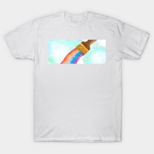 Rainbow Brush T-Shirt